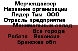 Мерчендайзер › Название организации ­ Лидер Тим, ООО › Отрасль предприятия ­ BTL › Минимальный оклад ­ 17 000 - Все города Работа » Вакансии   . Брянская обл.